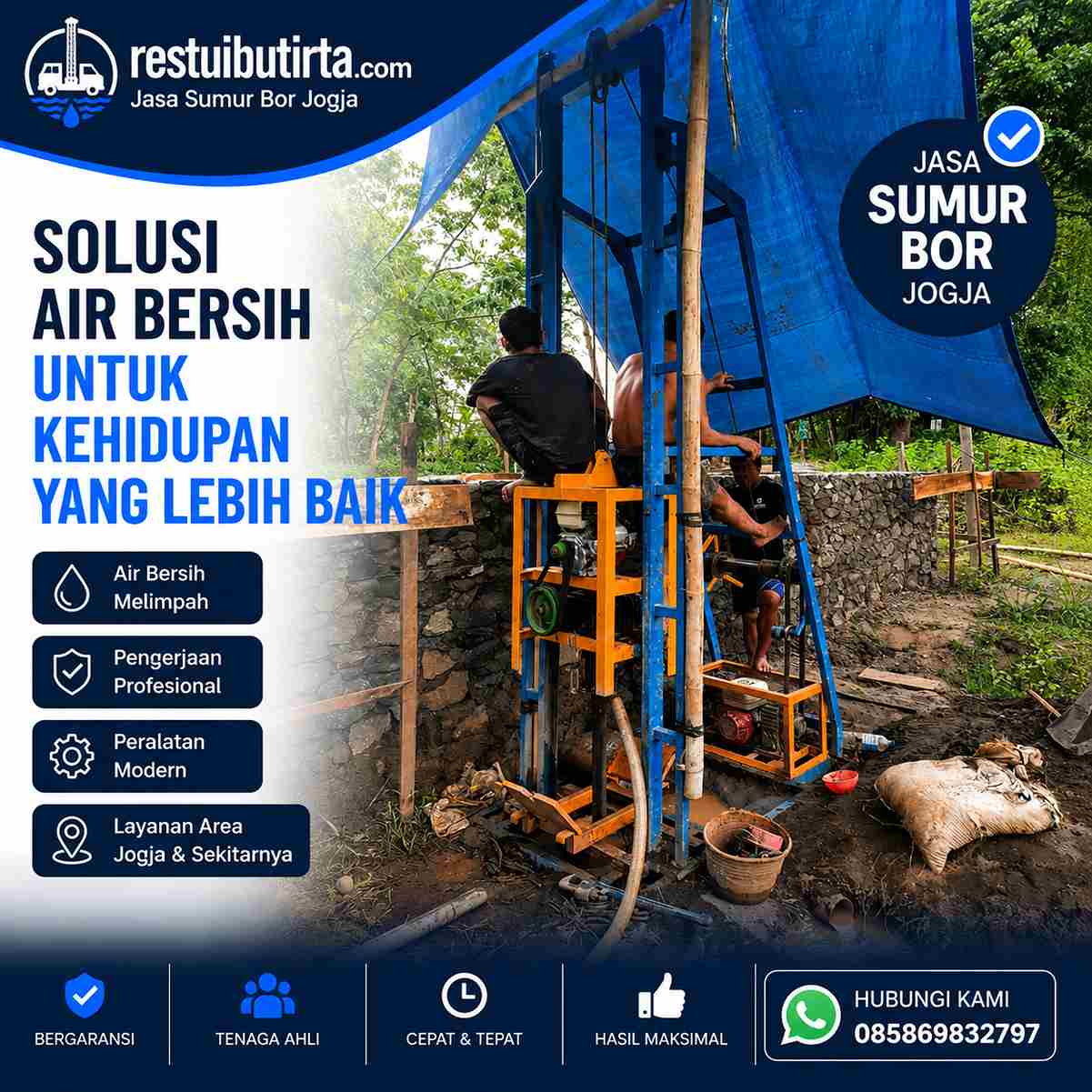 sumur bor jogja