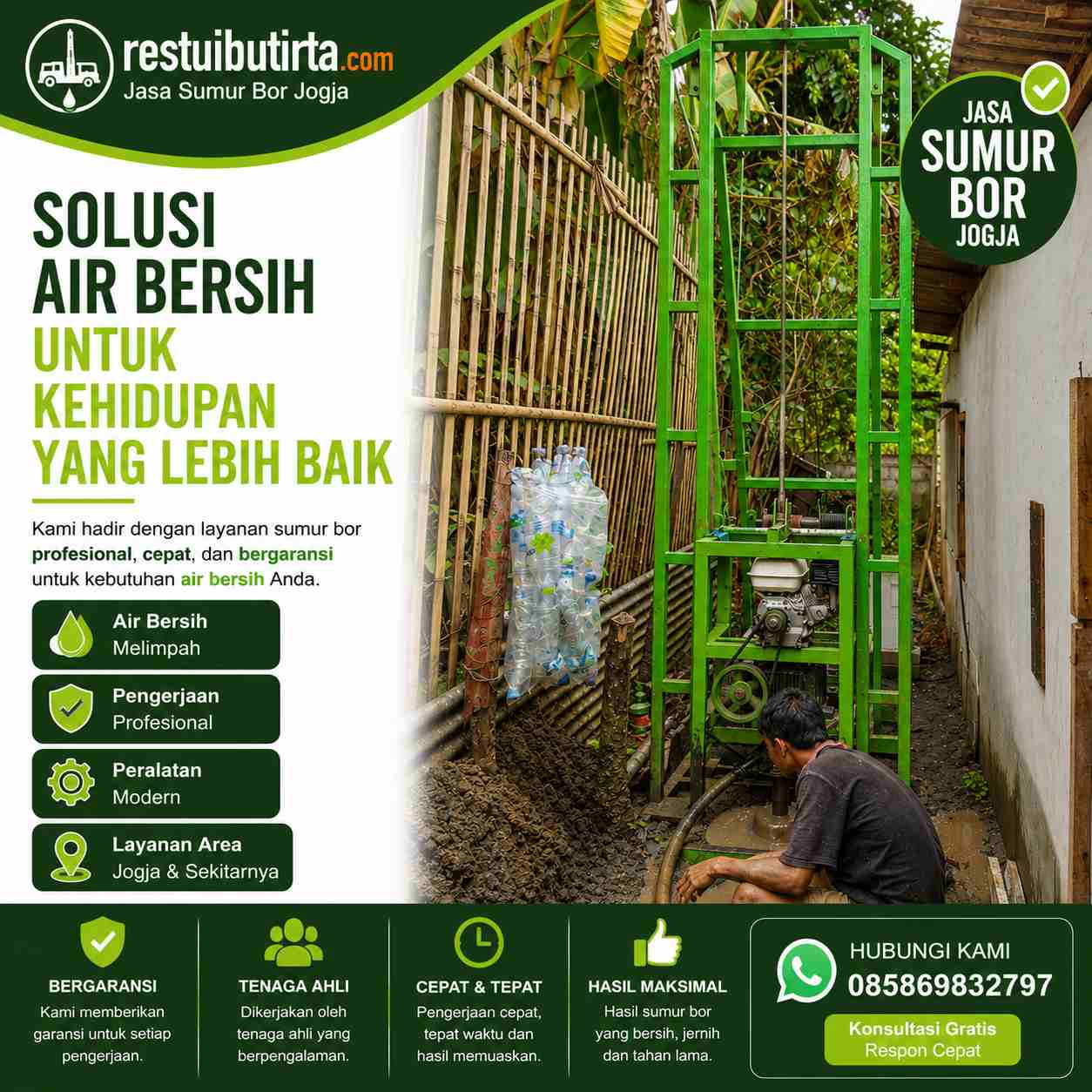sumur bor turi