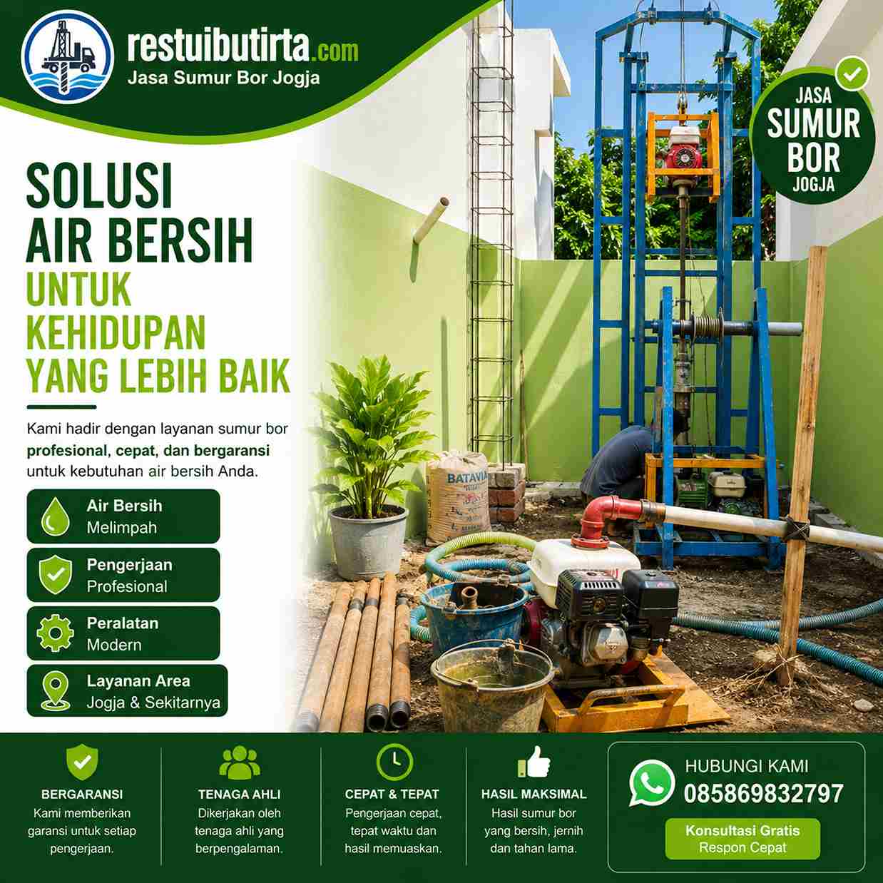 jasa sumur bor