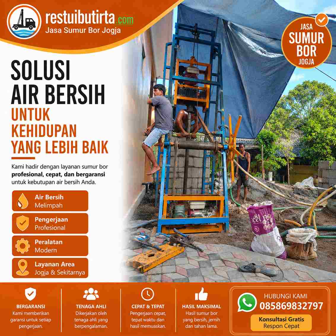 tukang sumur bor jogja