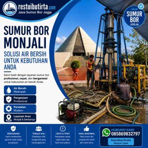 sumur bor monjali