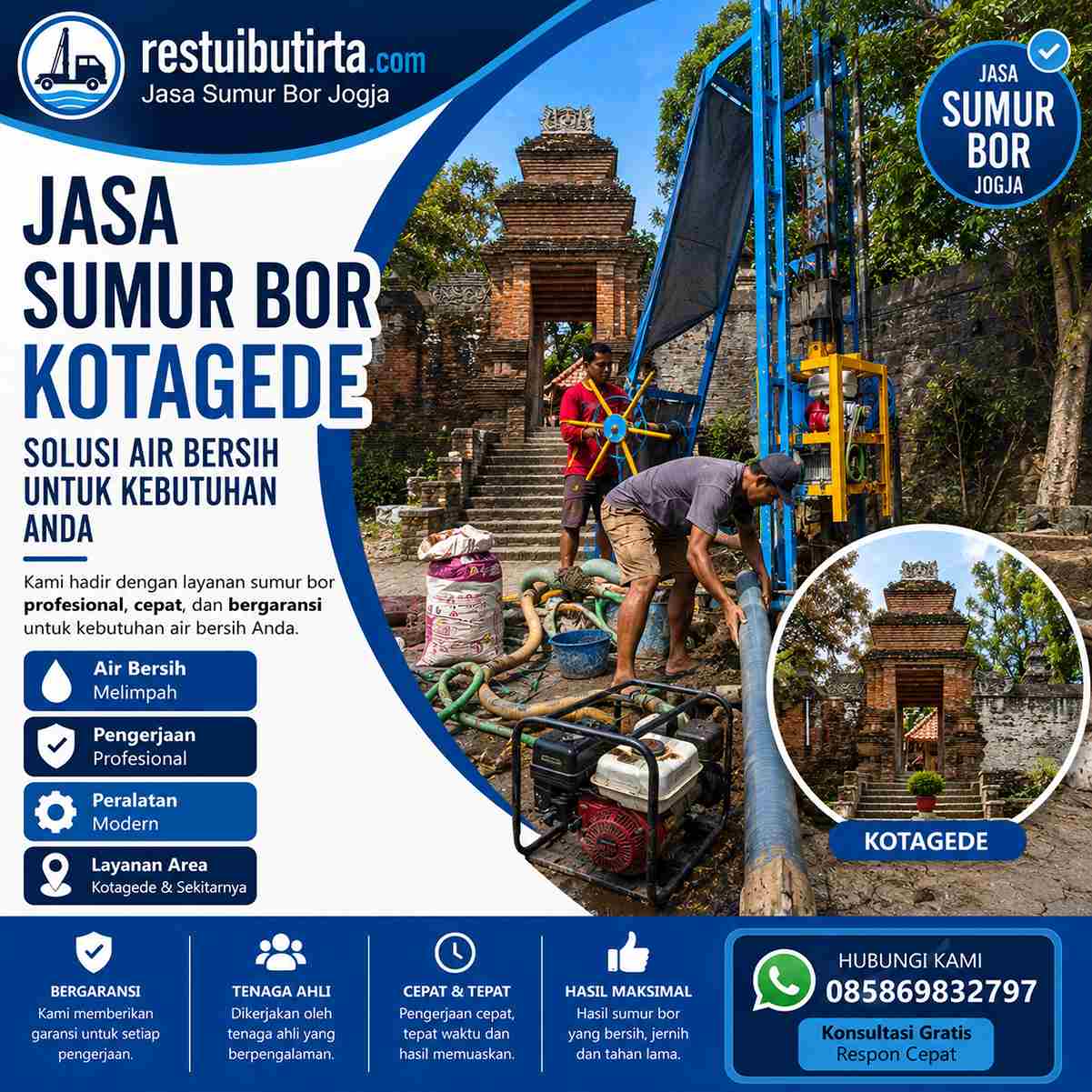 sumur bor kotagede