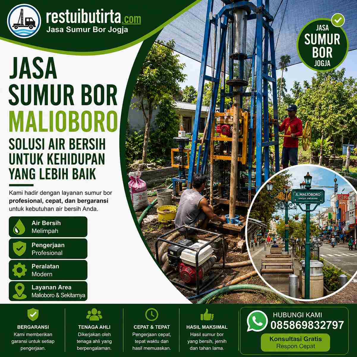 SUMUR BOR MALIOBORO