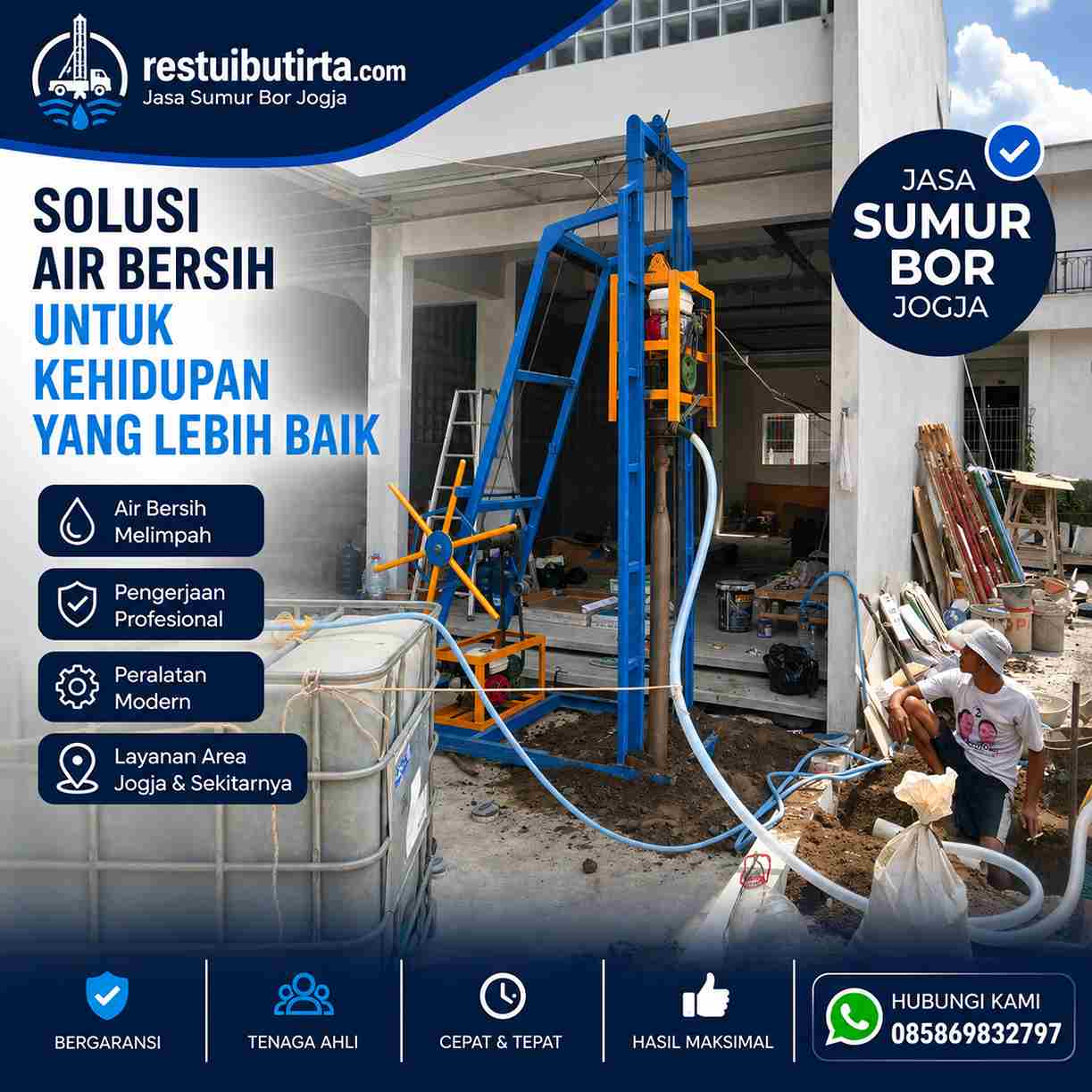 sumur bor jogja