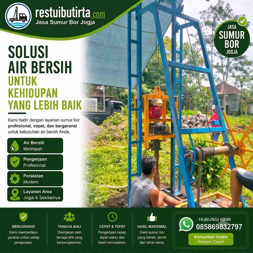 sumur bor berbah