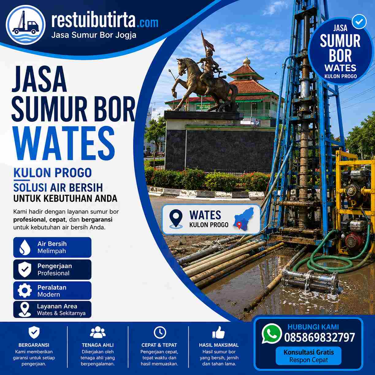 jasa sumur bor wates