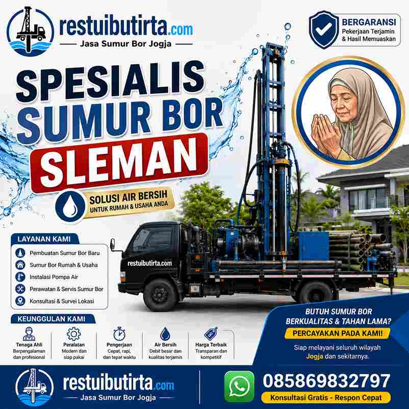 sumur bor jogja