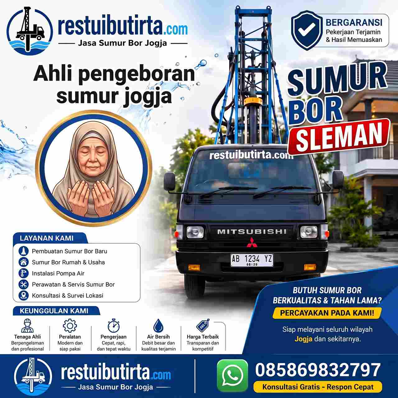 ahli pengeboran sumur jogja