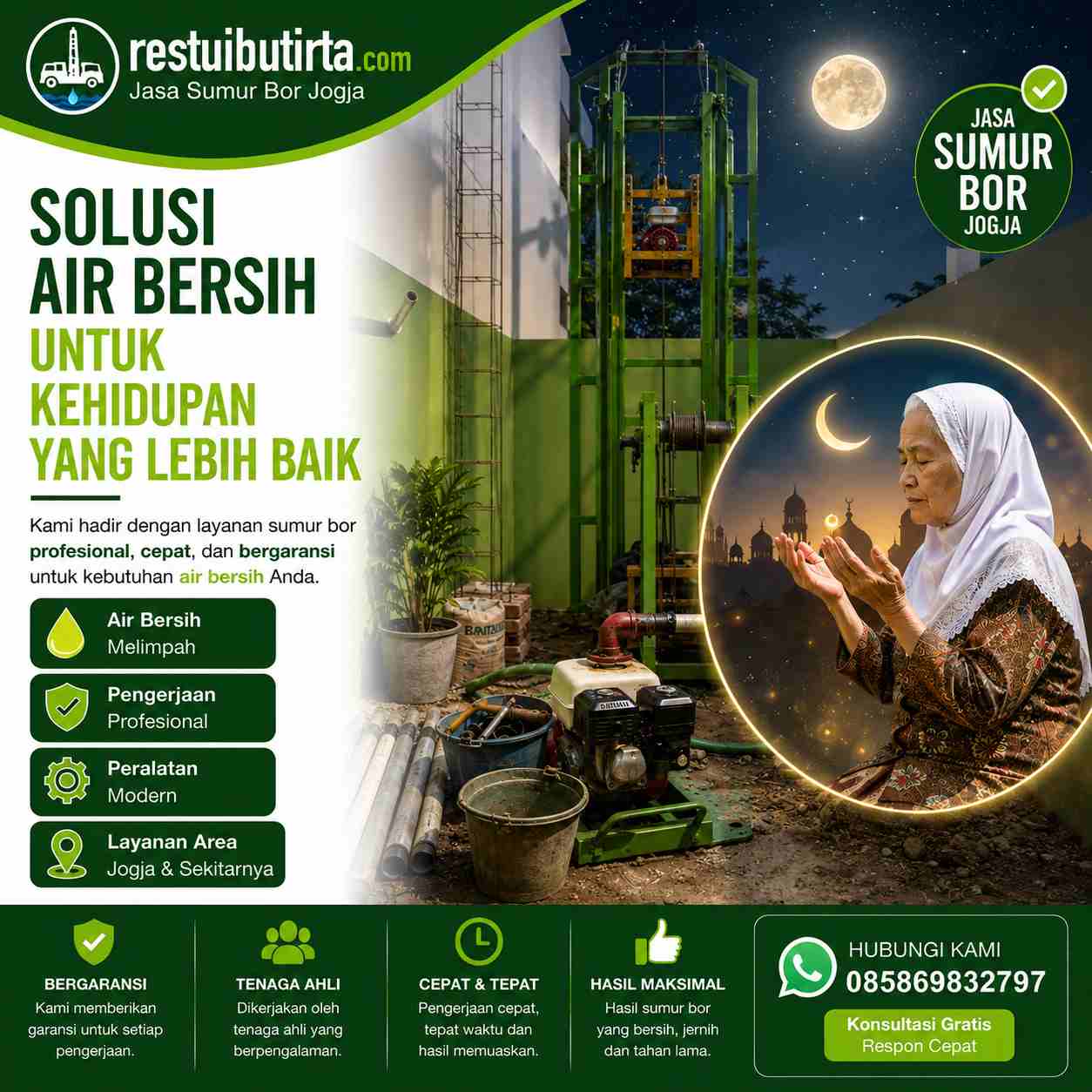 jasa sumur bor